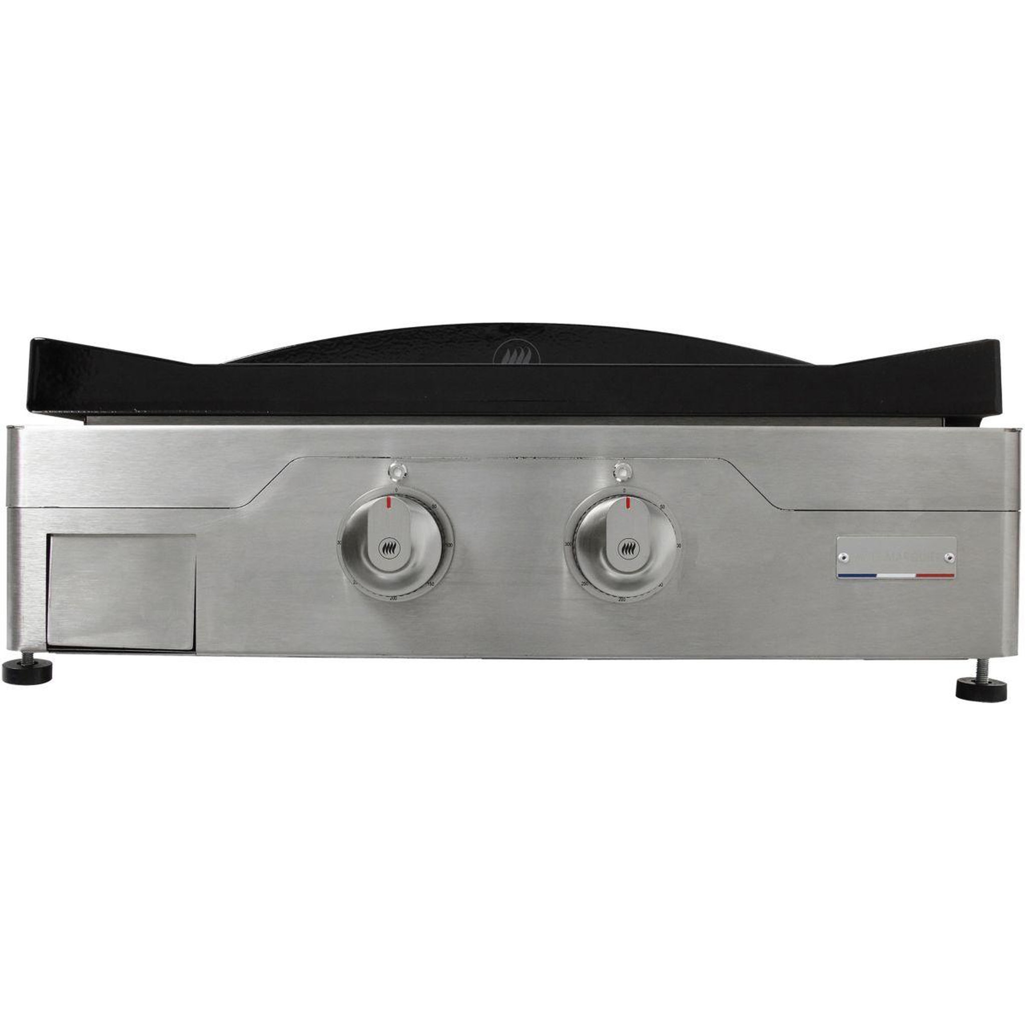 Voir la diapositive 2 : Le marquier Plancha électrique Signature Electrica 260 Inox 2 brûleurs à poser, 60x40 cm