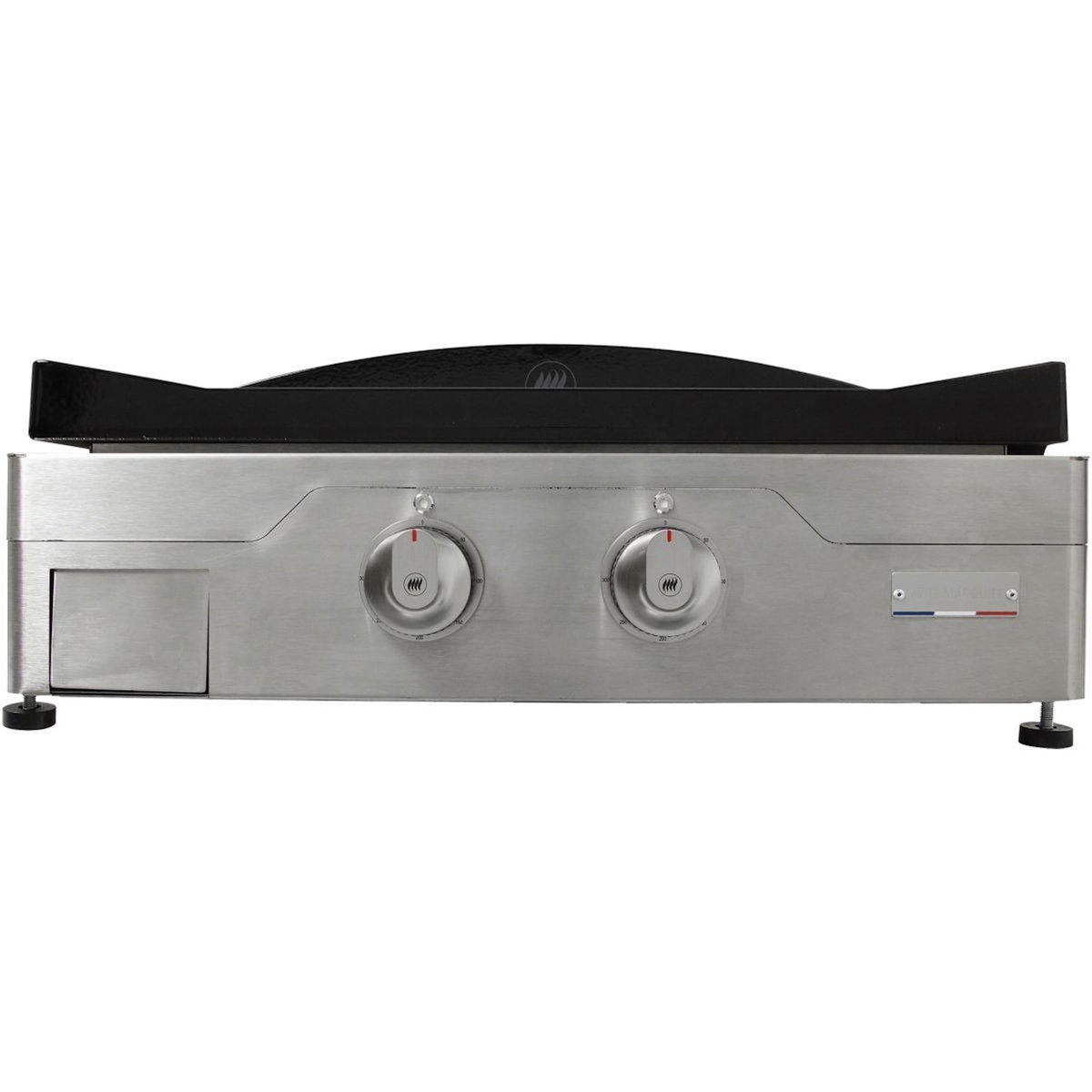 Le marquier Plancha électrique Signature Electrica 260 Inox 2 brûleurs à poser, 60x40 cm