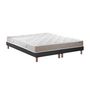 Voir la diapositive 5 : IDLITERIE Ensemble matelas 100% latex 3 zones PURE avec sommier - confort français