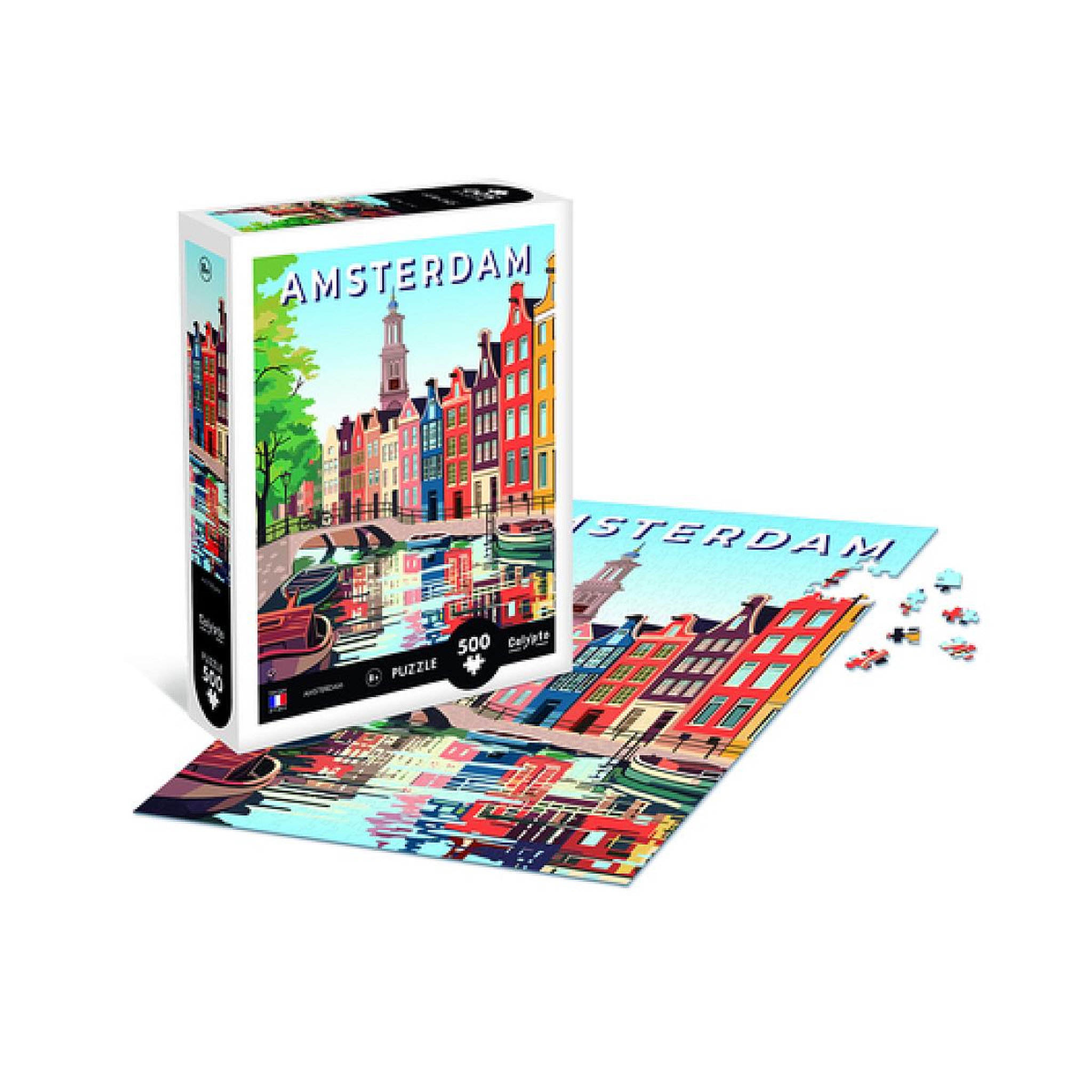 Voir la diapositive 2 : Sentosphere PUZZLE 500 pièces - Amsterdam