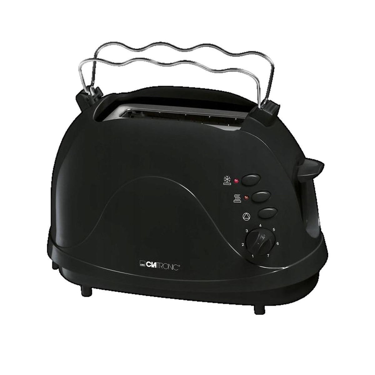 CLATRONIC Grille-pain Clatronic TA 3565 Noir 2 tranches