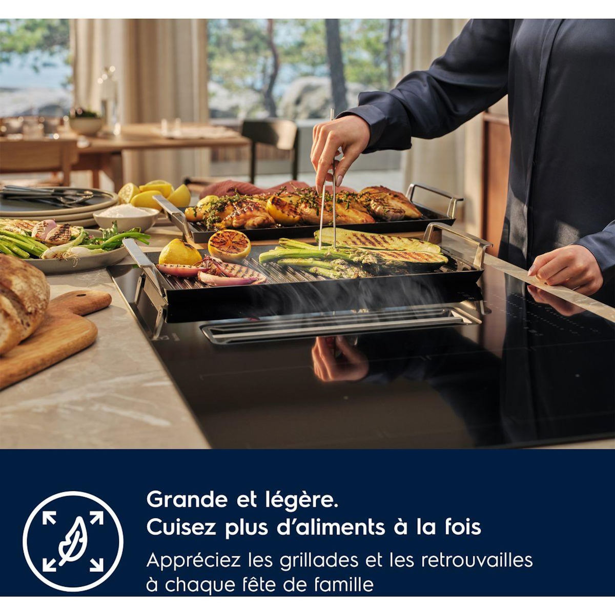 ELECTROLUX ACCESSOIRE Plancha grill pour four et table E9HHPG11