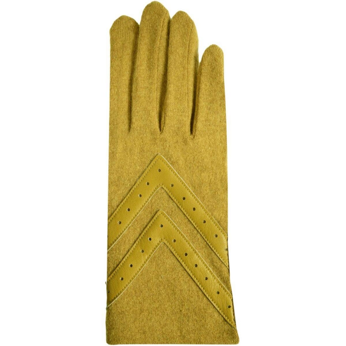 ISOTONER Gants Universel ecran tactile Laine jaune pas cher