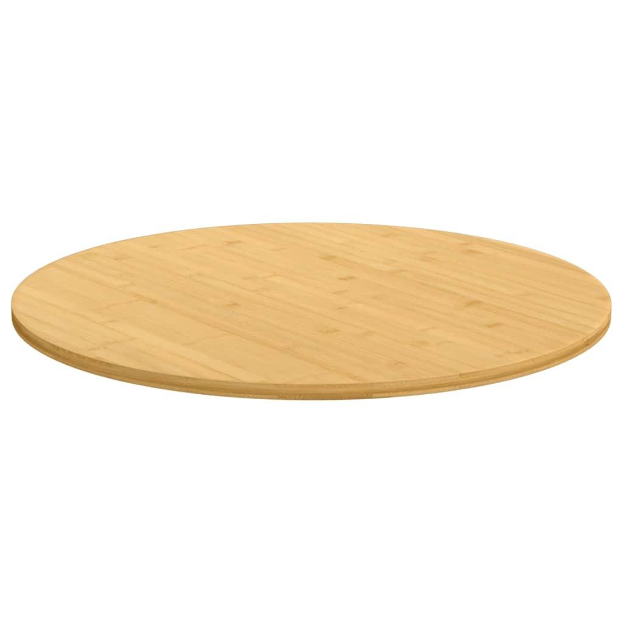 Voir la diapositive 2 : VIDAXL Dessus de table Ø80x1,5 cm bambou