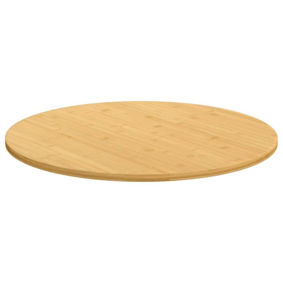 VIDAXL Dessus de table Ø80x1,5 cm bambou