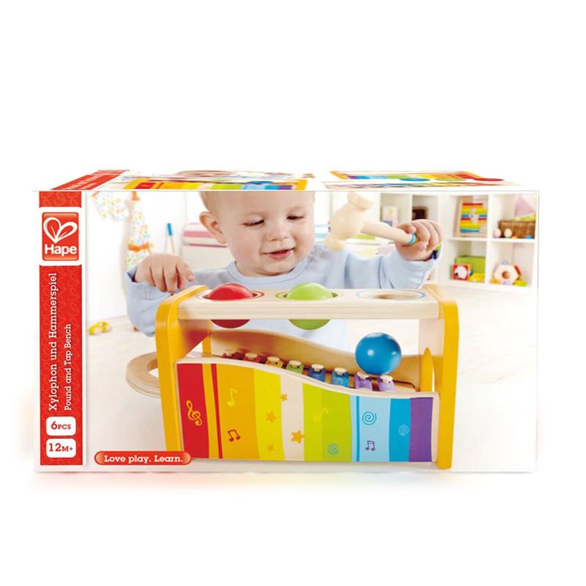 Voir la diapositive 2 : Hape Hape Xylophone and hammer game