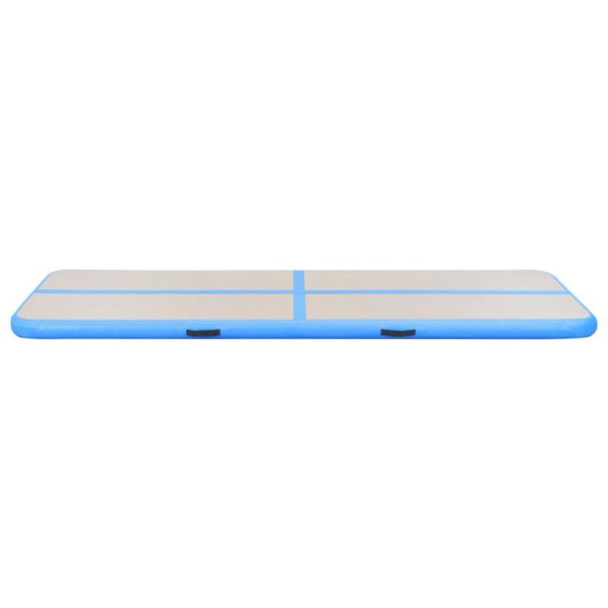 VIDAXL Tapis gonflable de gymnastique avec pompe 800x100x10cm PVC Bleu