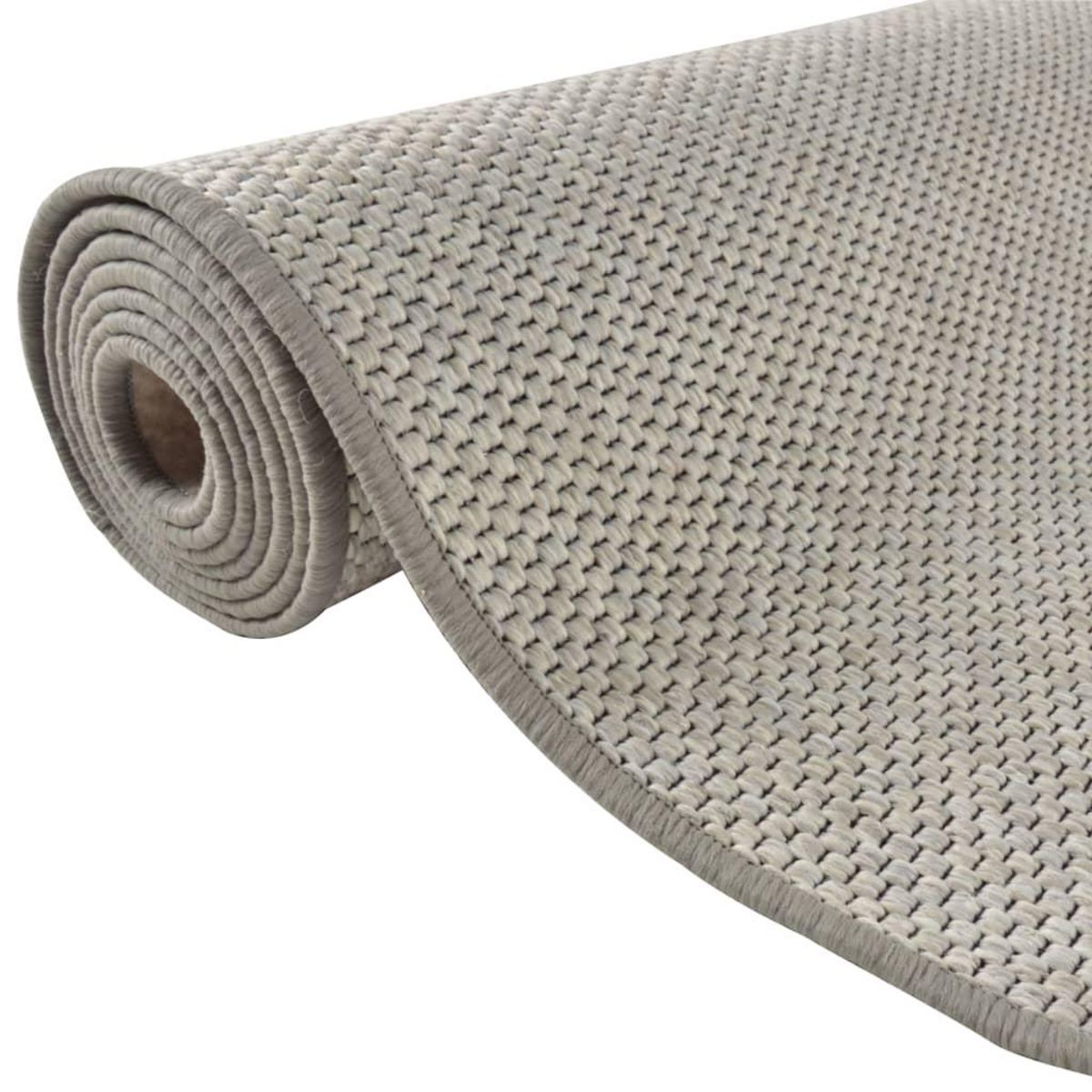 VIDAXL Tapis de couloir aspect sisal taupe 80x250 cm