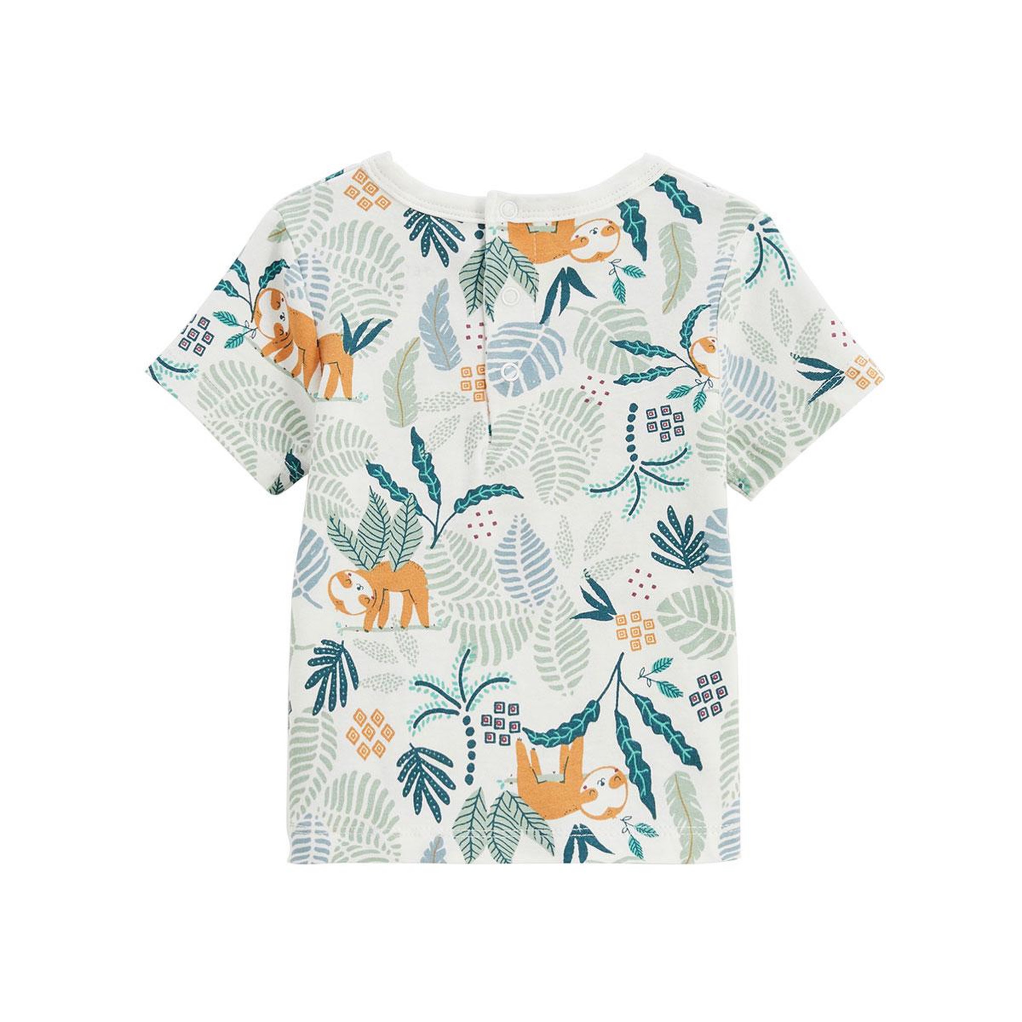 Voir la diapositive 5 : Petit Béguin Ensemble salopette bébé en gaze de coton et t-shirt baroudeur