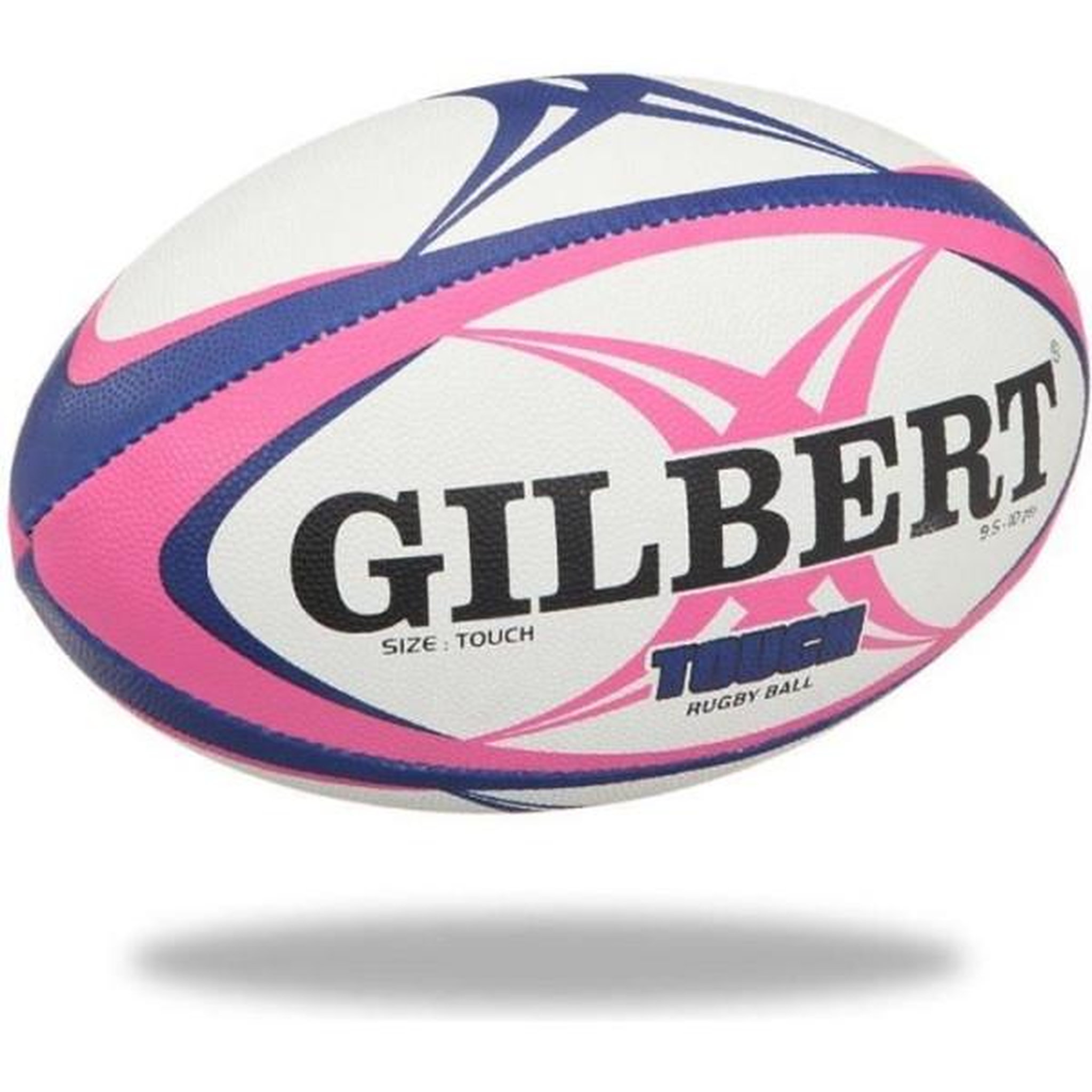 GILBERT Ballon de rugby Touch - GILBERT - Taille 4 - Homme - Rose et bleu