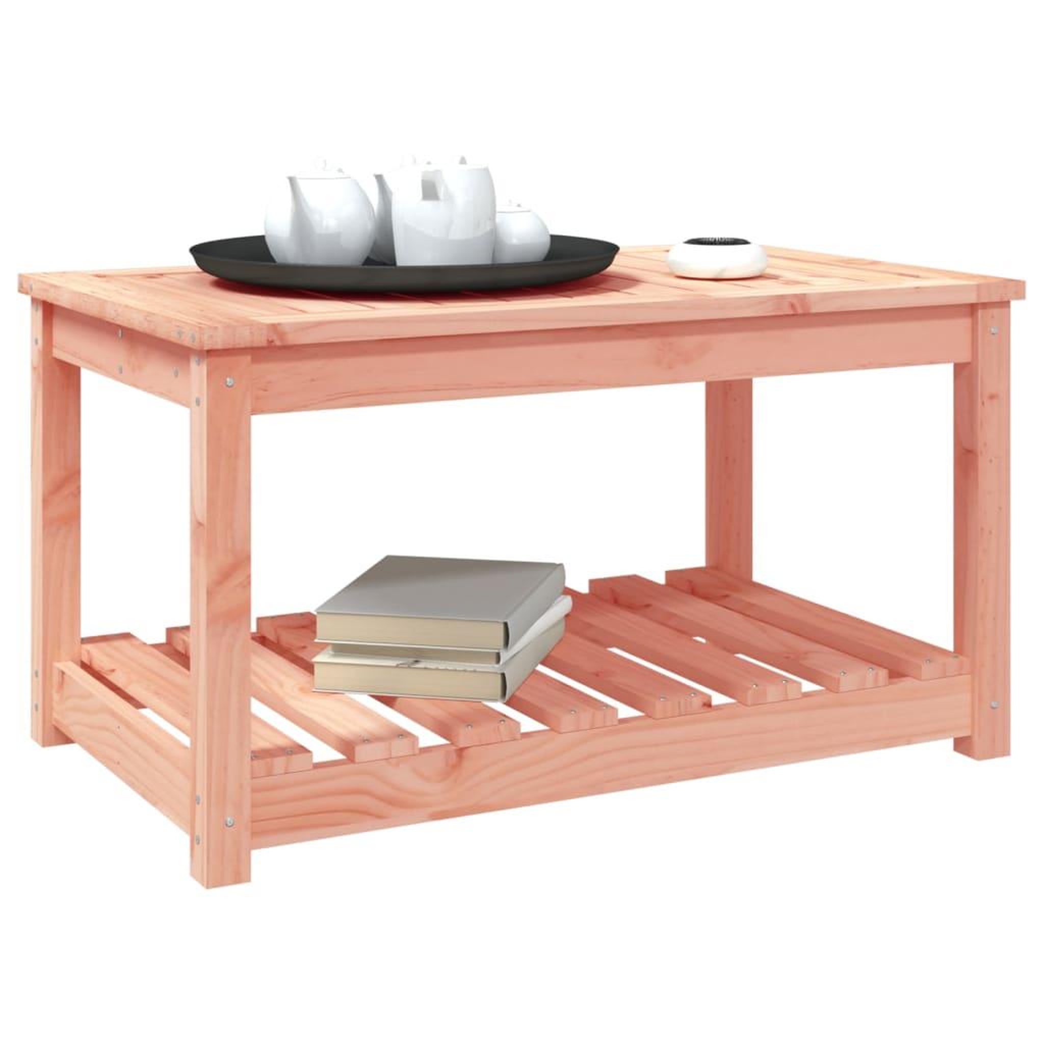 Voir la diapositive 4 : VIDAXL Table de jardin 82,5x50,5x45 cm bois massif de douglas