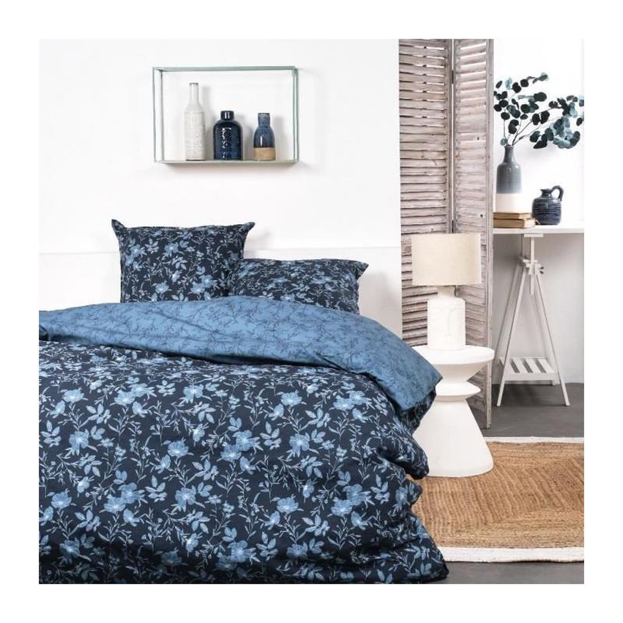 Today Parure de lit - TODAY Sunshine - 240x260 cm - 2 personnes - coton imprimé floral