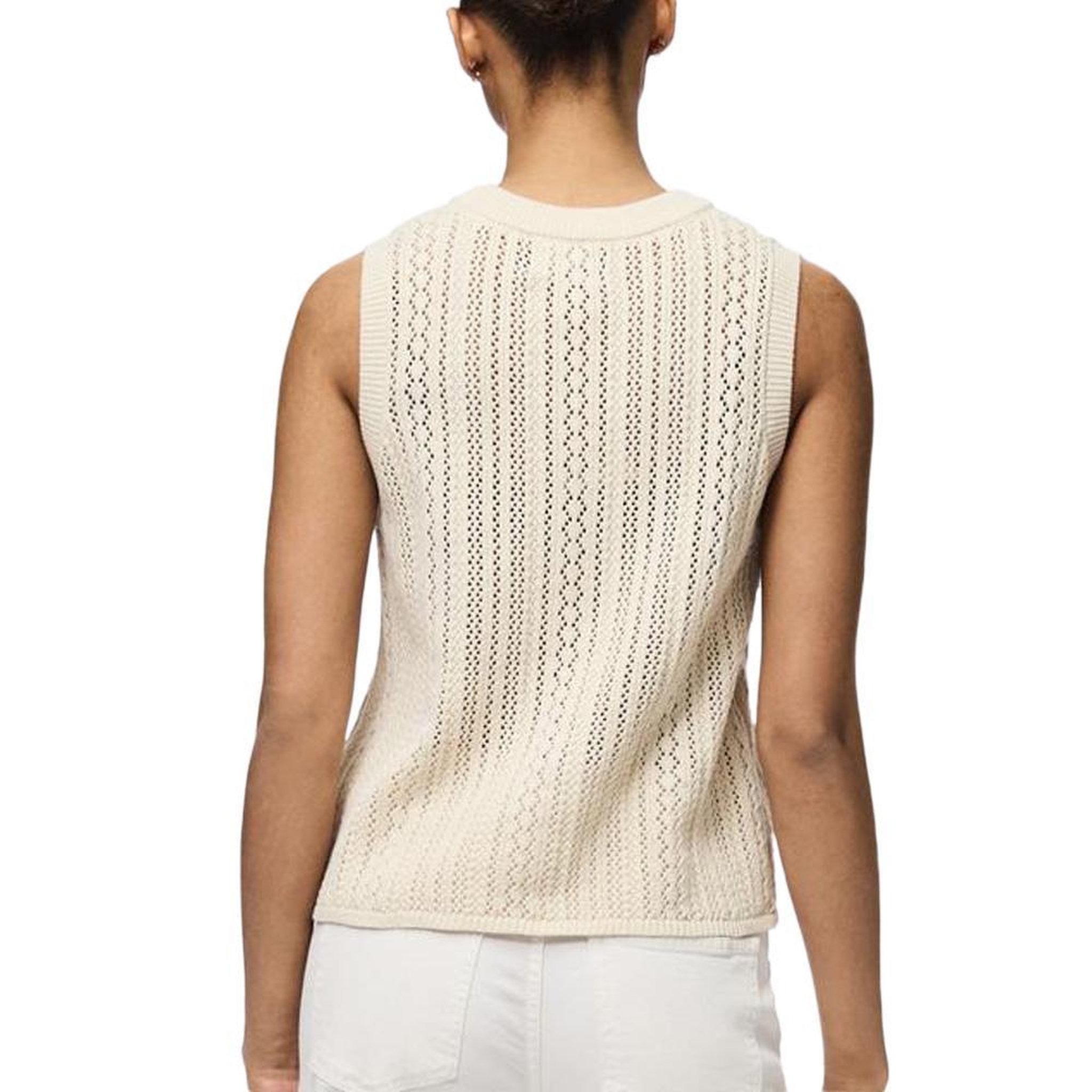 Voir la diapositive 2 : Pieces Débardeur Beige Femme Pieces Nuka