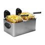 Voir la diapositive 2 : FRIFRI Friteuse double et mixte 2x3.5l inox - f1968