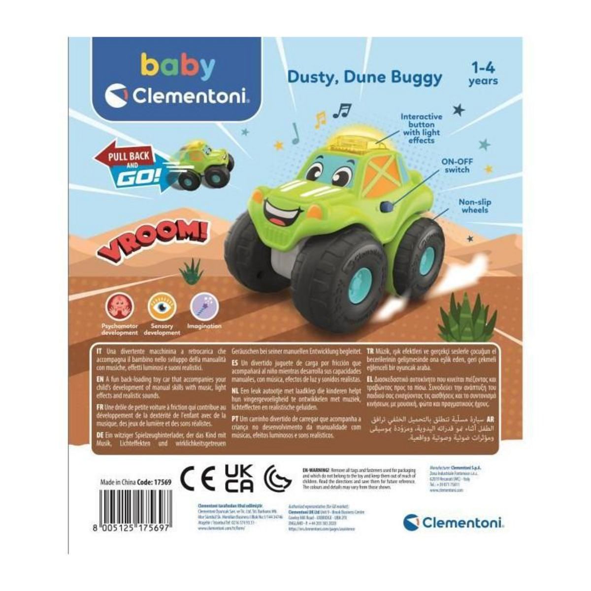 CLEMENTONI CLEMENTONI - Mon buggy interactif