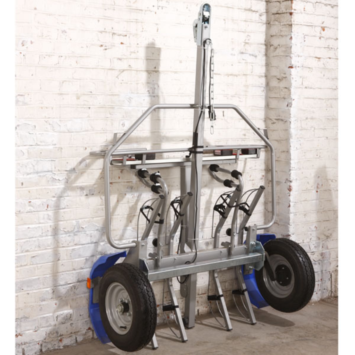 MOTTEZ Remorque porte-vélos universelle sur attelage - 4 vélos