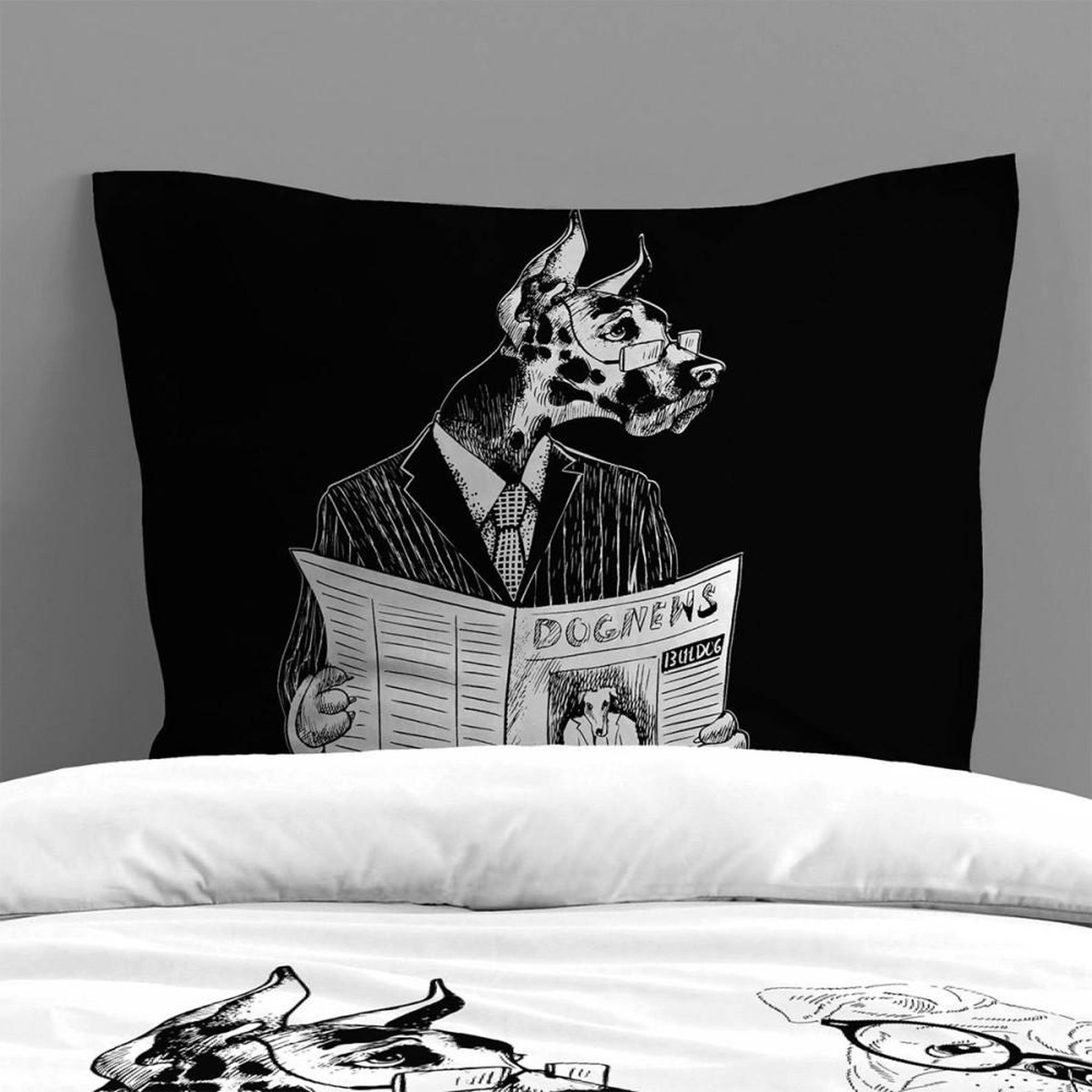 Voir la diapositive 2 : Lovely Casa Housse de couette 140x200 Princeton + 1 taie coton 57 fils