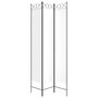 Voir la diapositive 4 : VIDAXL Cloison de separation 3 panneaux Blanc 120x220 cm Tissu