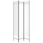 Voir la diapositive 4 : VIDAXL Cloison de separation 3 panneaux Blanc 120x220 cm Tissu