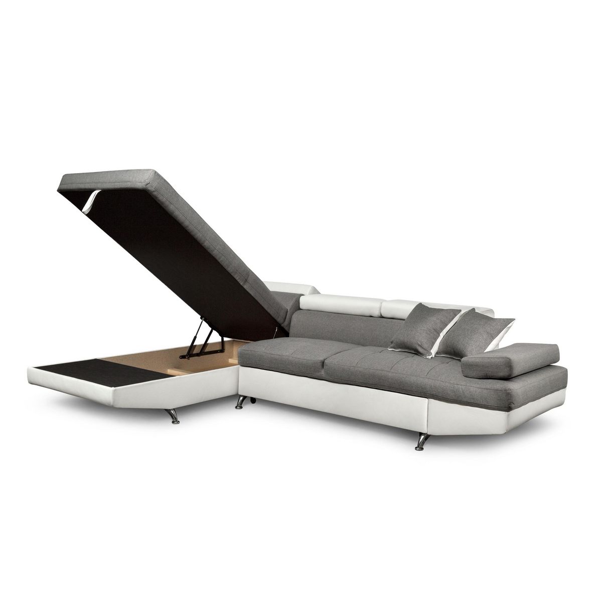 Canapé d'angle gauche 4 à 5 places convertible CHICAGO