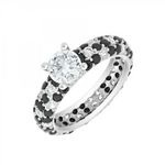 SC CRYSTAL Bague taille 54 SC Crystal ornée de Zirconium. Coloris disponibles : Gris