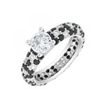 SC CRYSTAL Bague taille 54 SC Crystal ornée de Zirconium. Coloris disponibles : Gris