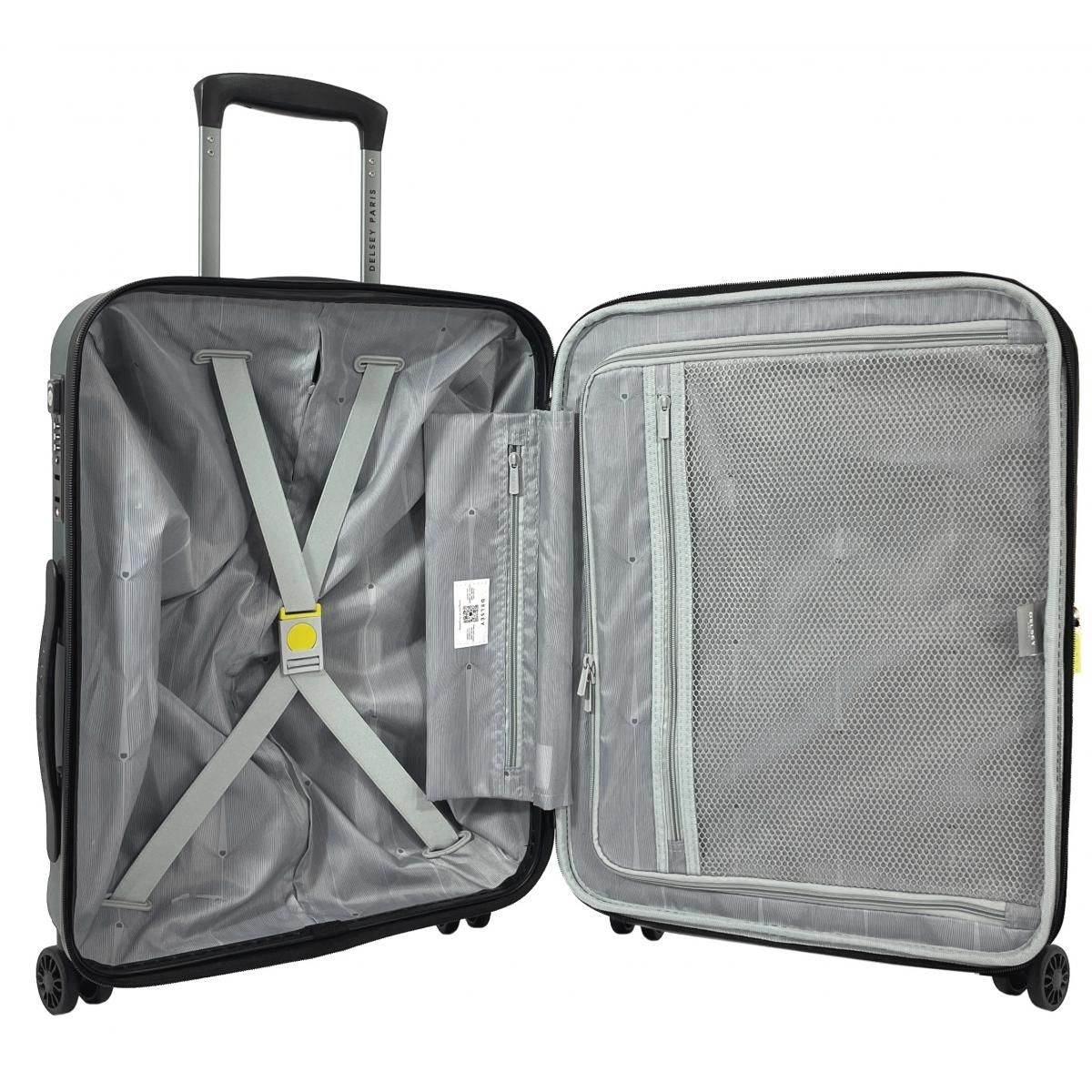 Delsey Lot 3 valises rigides Départ dont 1 cabine TSA