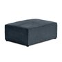 Voir la diapositive 3 : BEST MOBILIER Topaze - pouf - en velours côtelé plat