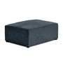 Voir la diapositive 3 : BEST MOBILIER Topaze - pouf - en velours côtelé plat