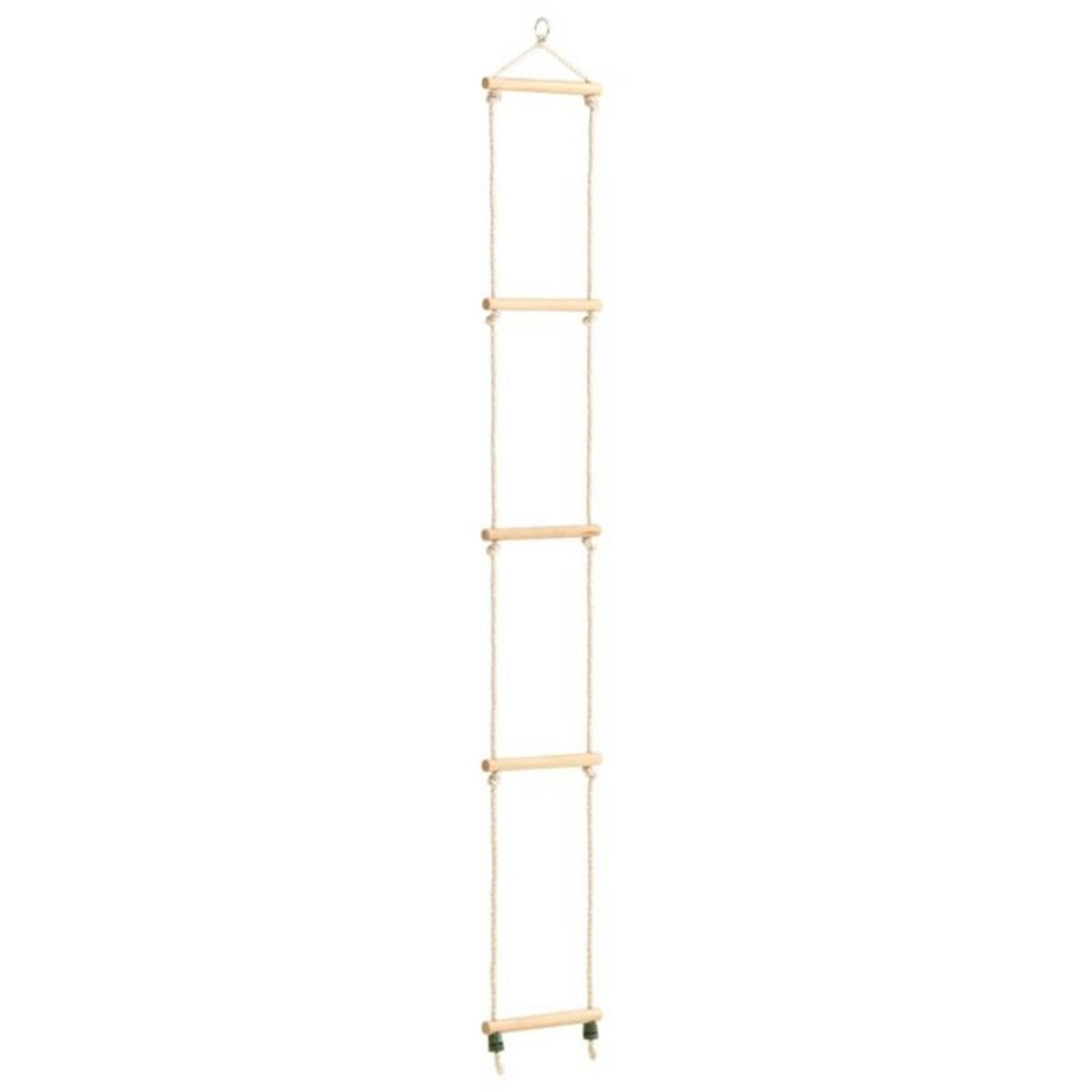 VIDAXL Échelle de corde pour enfants Bois massif et PE 30x168 cm