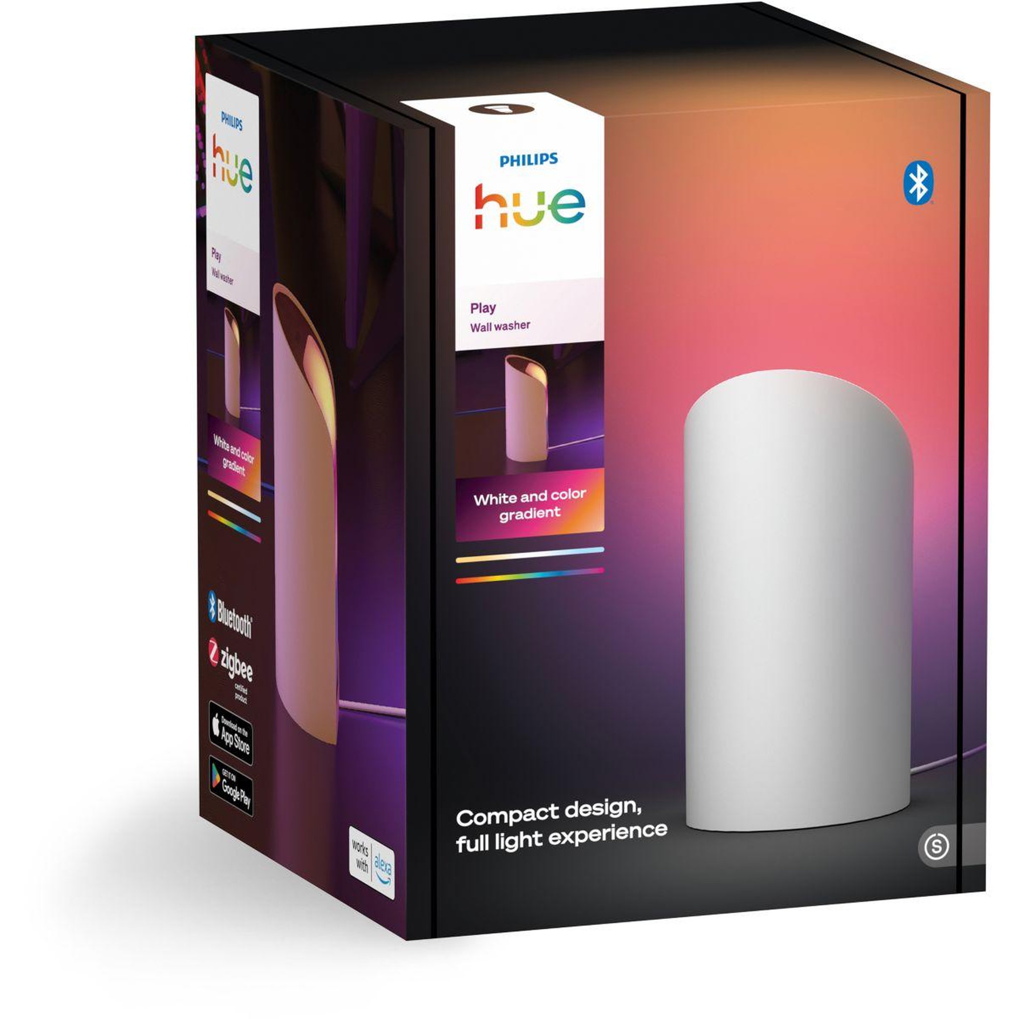 PHILIPS HUE Lampe connectée Play Wall washer Blanc White&Color gradi