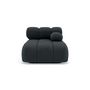Voir la diapositive 2 : LISA DESIGN Ruby - module d'assise méridienne droite en velours texturé