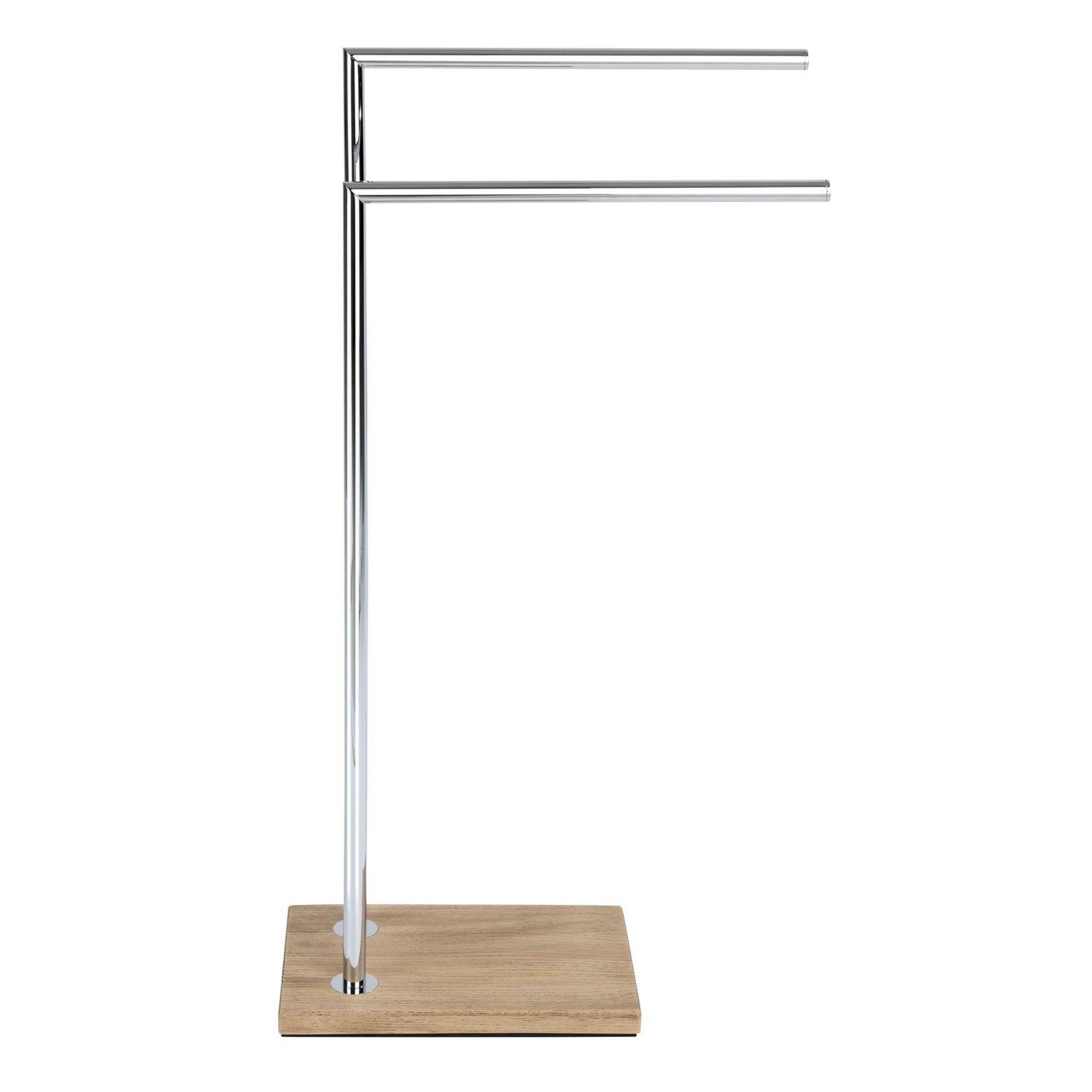 Voir la diapositive 2 : Wenko Porte serviettes scandi marla - l. 45 x h. 82 cm - marron