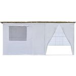 Habitat et Jardin Souccah en Kit  Nina  ajustable De 1x1 m à 3x5 m - Skhah Non inclus