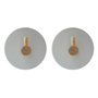 Voir la diapositive 1 : Paris Prix Lot de 2 Patères Adhésives en Métal  Fixeo  5cm Blanc