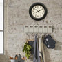 Voir la diapositive 3 : ATMOSPHERA Horloge Murale Déco en Verre  Moulure  29cm Noir