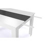 Voir la diapositive 6 : ID MARKET Table à manger extensible rectangle GEORGIA 6-10 personnes blanche et grise 140-220 x 90 cm