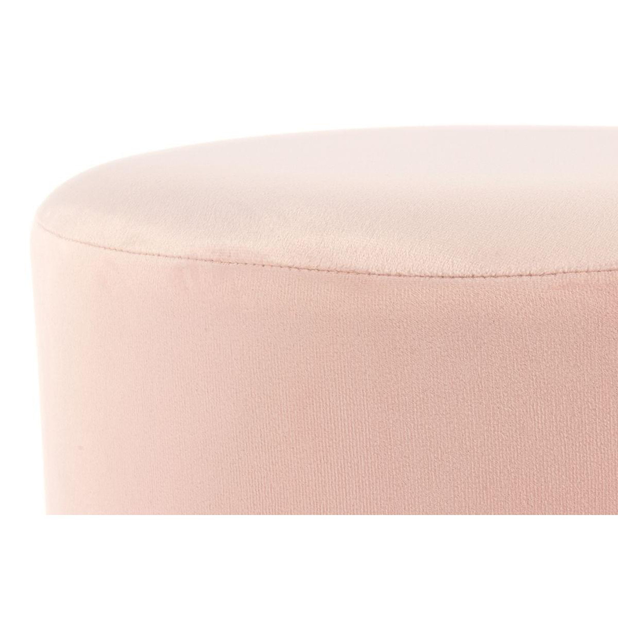 Voir la diapositive 2 : Paris Prix Pouf rond design  gipsy  46cm rose