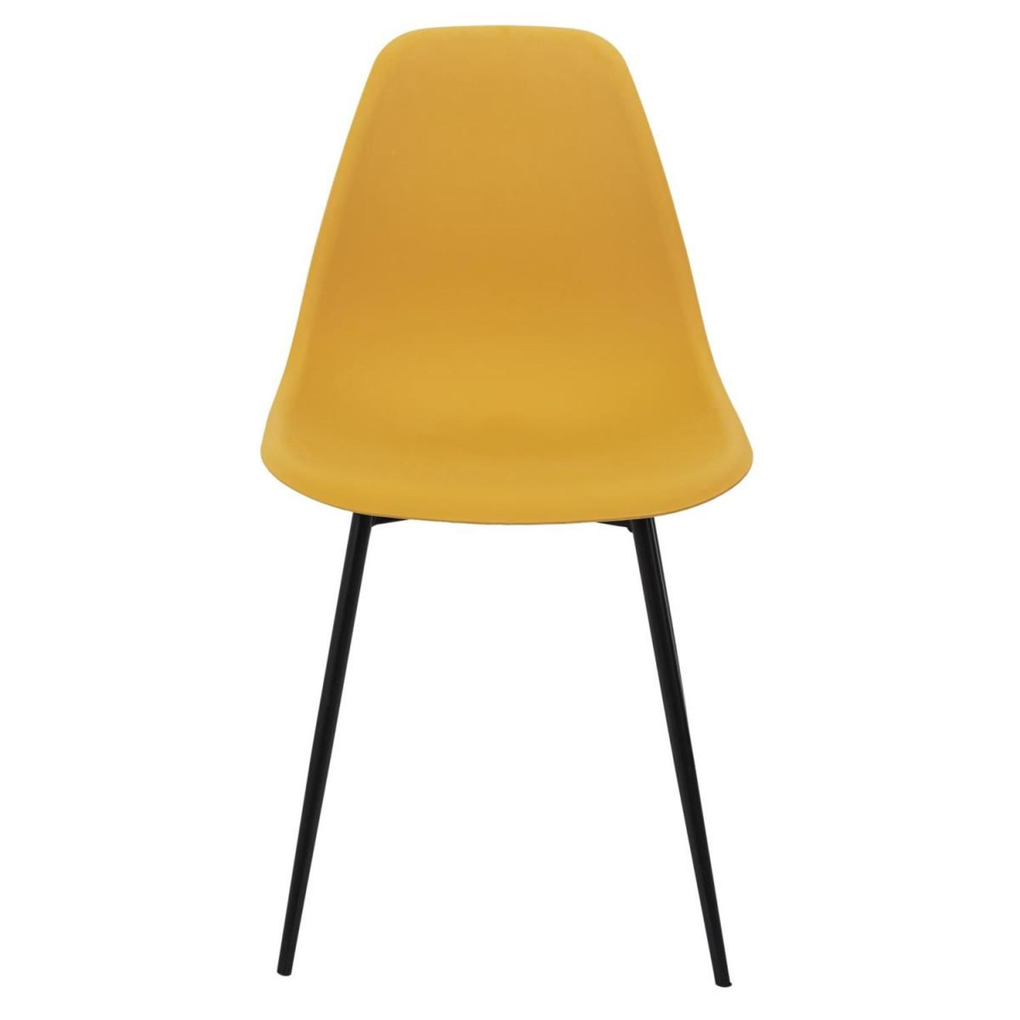 Voir la diapositive 3 : The Home Deco Factory Lot de 6 chaises  gustav  87cm jaune