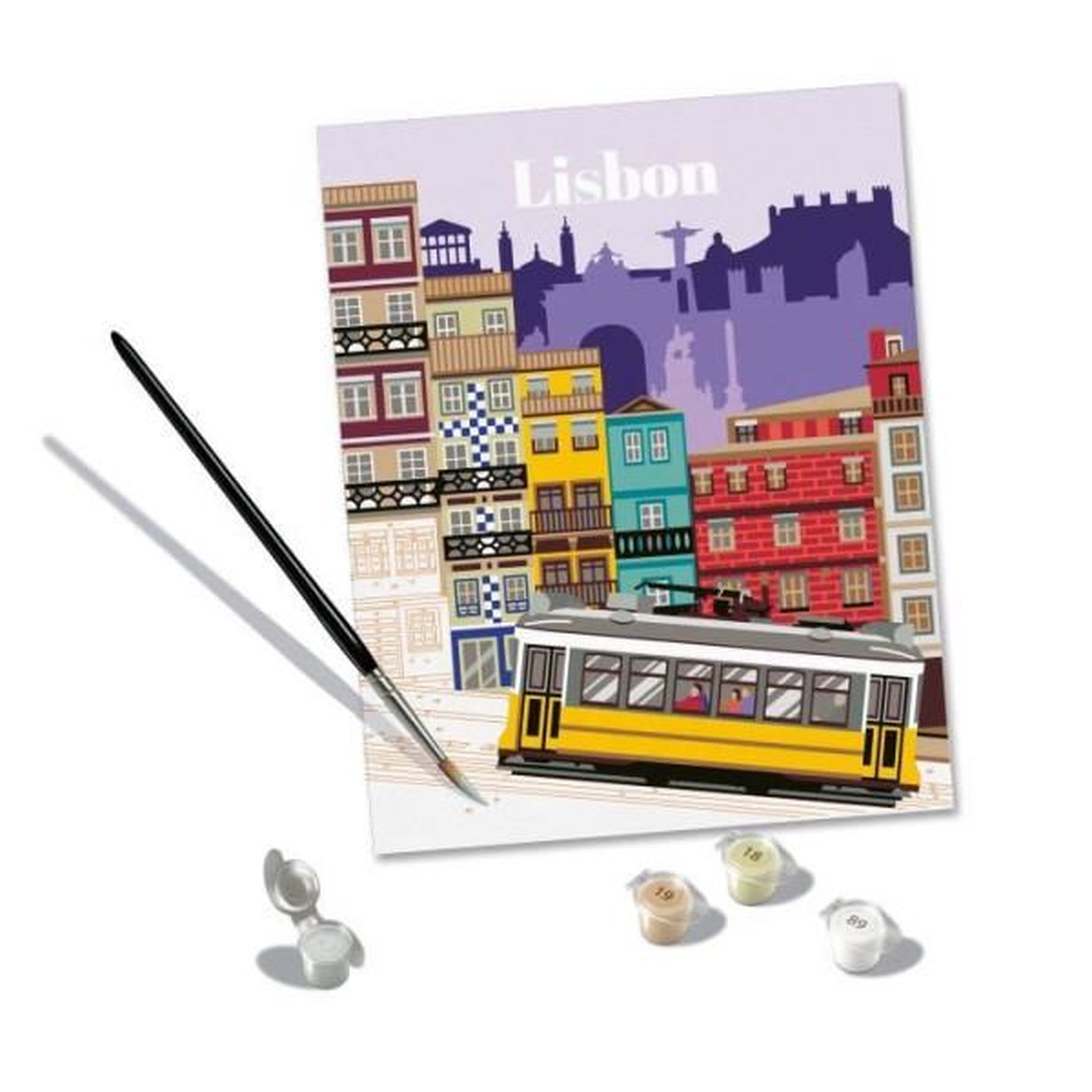 Voir la diapositive 2 : RAVENSBURGER Creart 24x30 cm lisbon, activité détente et créative, 25522, ravensburger