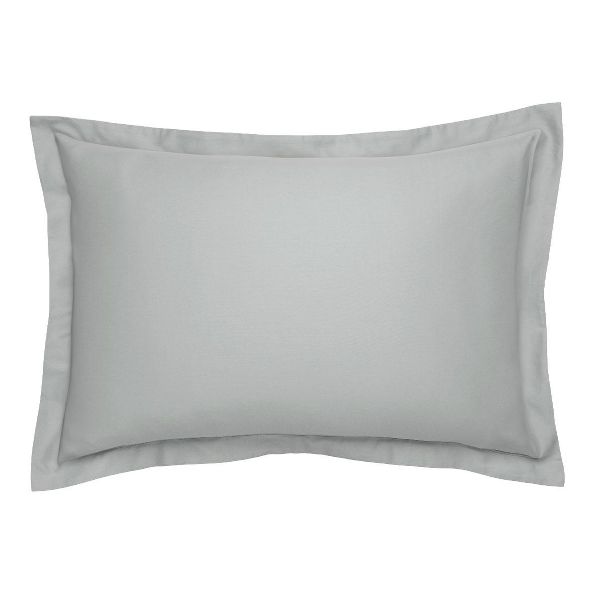 Voir la diapositive 2 : DODO Taie d'oreiller harmonie satin de coton coloris gris