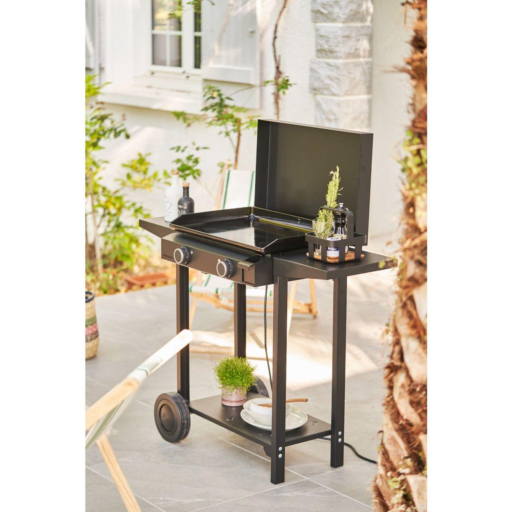 Voir la diapositive 4 : FORGE ADOUR Couvercle plancha pour base 60 cpabc60n