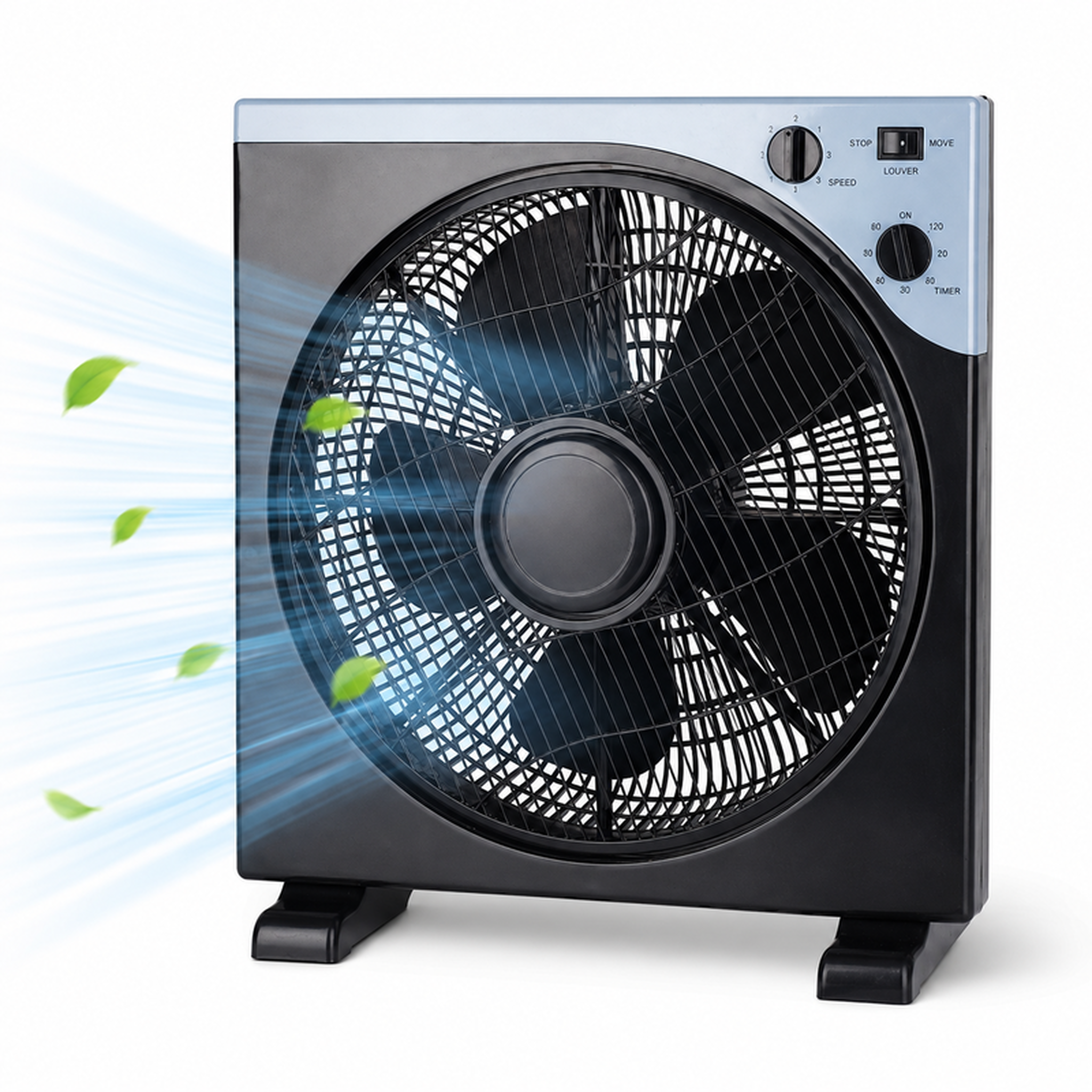 Ventilateur sol et table 30 cm – oscillation 360