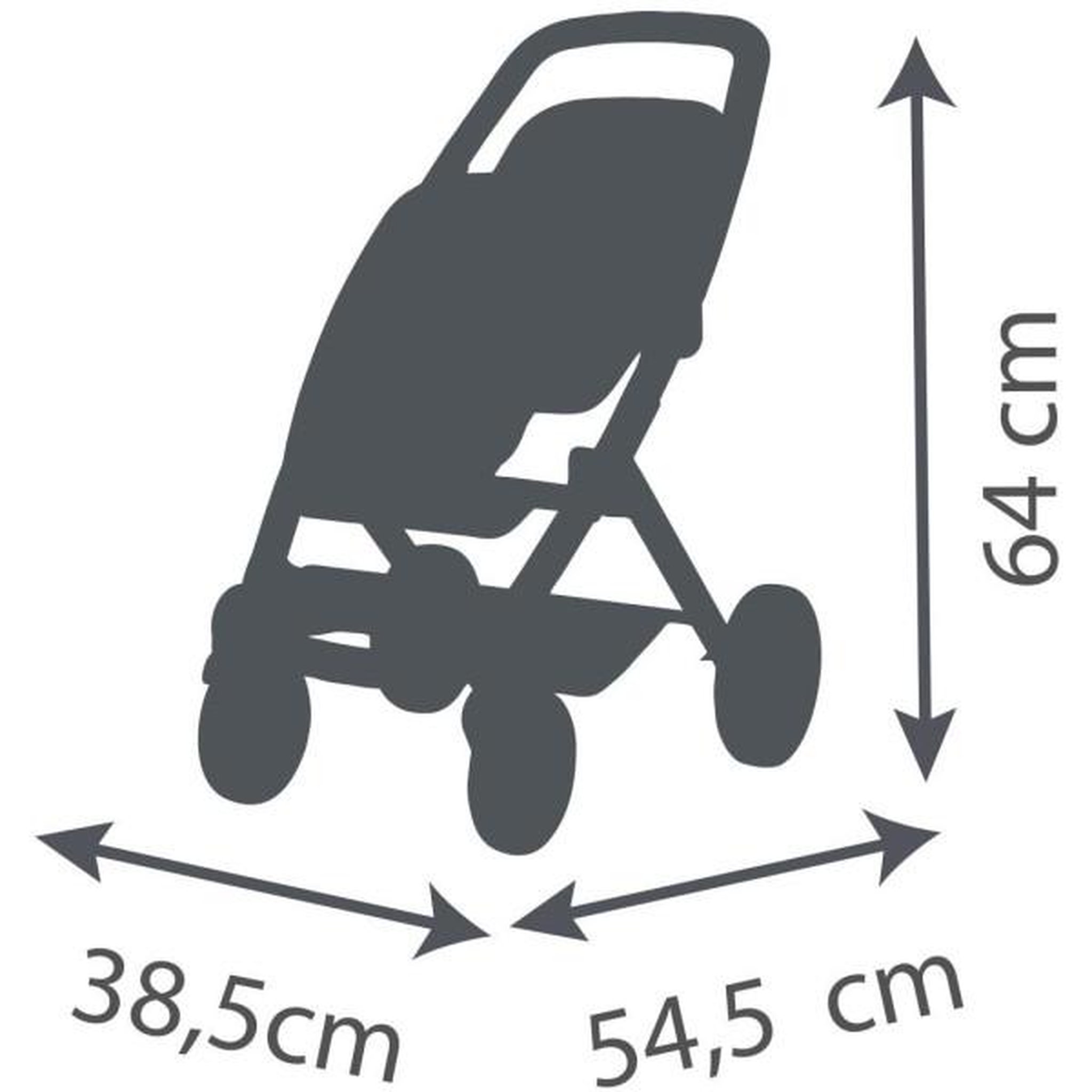 Voir la diapositive 3 : SMOBY SMOBY - Maxi cosi - Poussette Jumeaux beige - Pour poupon - Des 3 ans