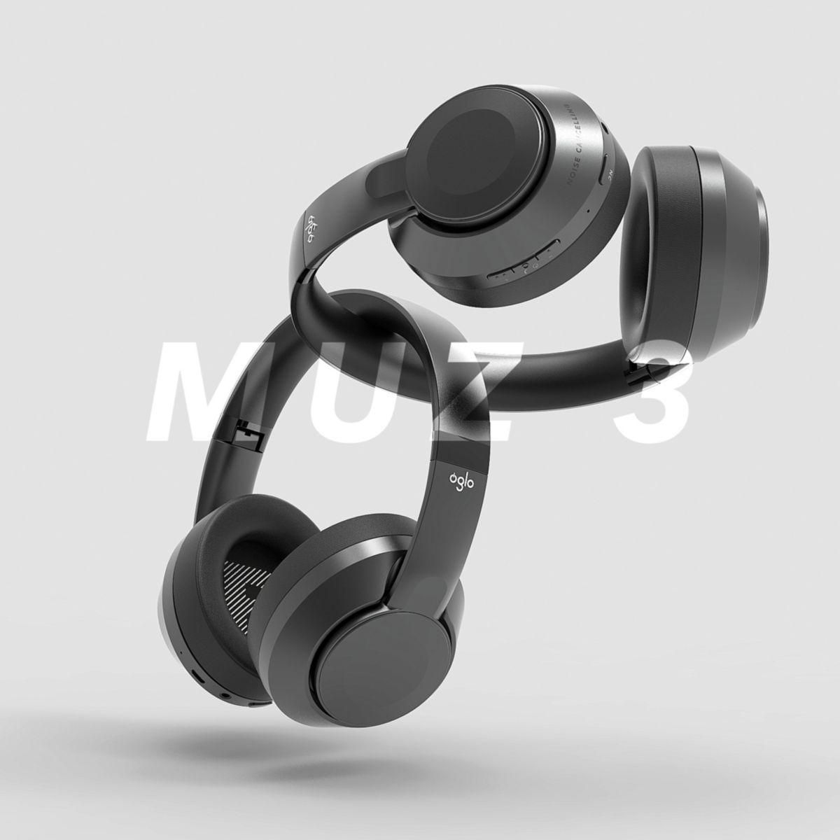 OGLO# Casque MUZ 3 NC Noir