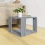 Voir la diapositive 3 : VIDAXL Table basse Sonoma gris 40x40x30 cm Bois d ingénierie