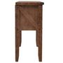 Voir la diapositive 3 : VIDAXL Table console Bois massif de sapin 131 x 35,5  x 75 cm Marron