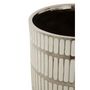 Voir la diapositive 4 : Paris Prix Lot de 2 Vases en Céramique  Ray  24cm Blanc & Argent