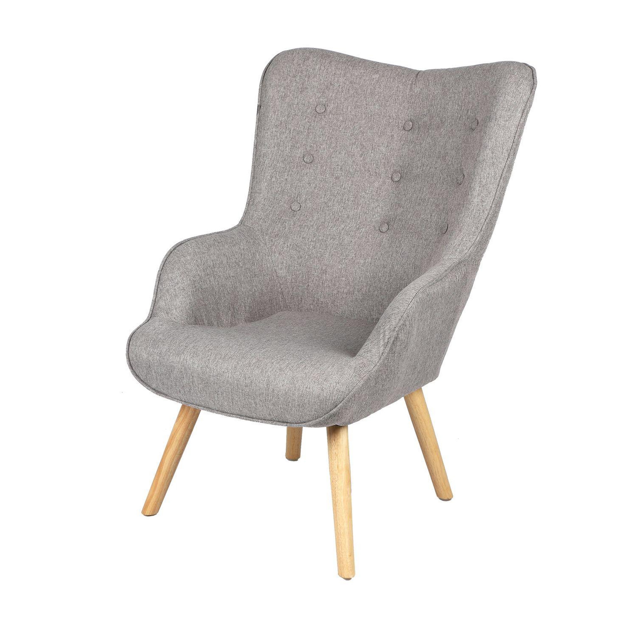 TOILINUX Fauteuil Noor avec pieds en bois