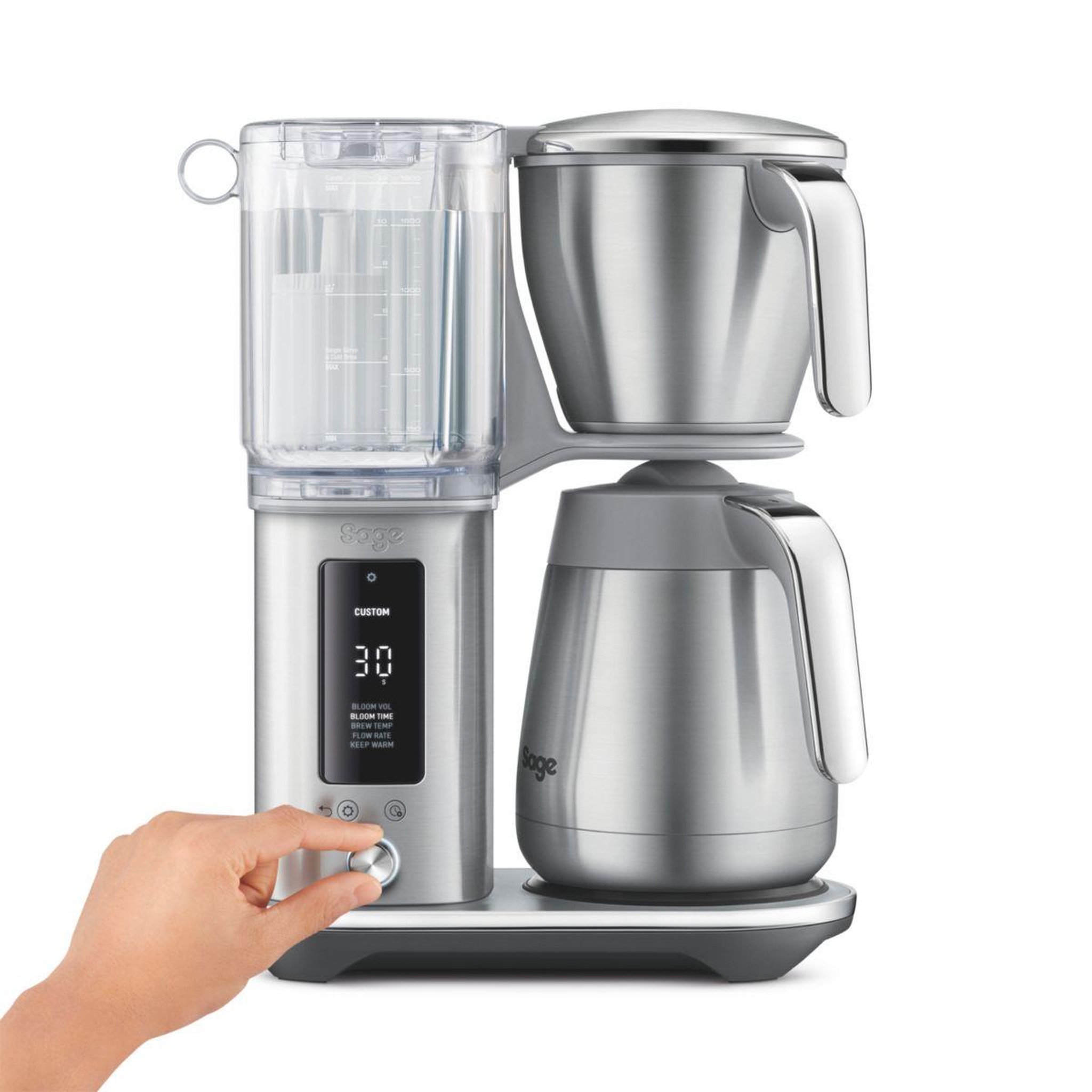 Voir la diapositive 2 : SAGE APPLIANCES Cafetière isotherme sdc465bss4eeu1